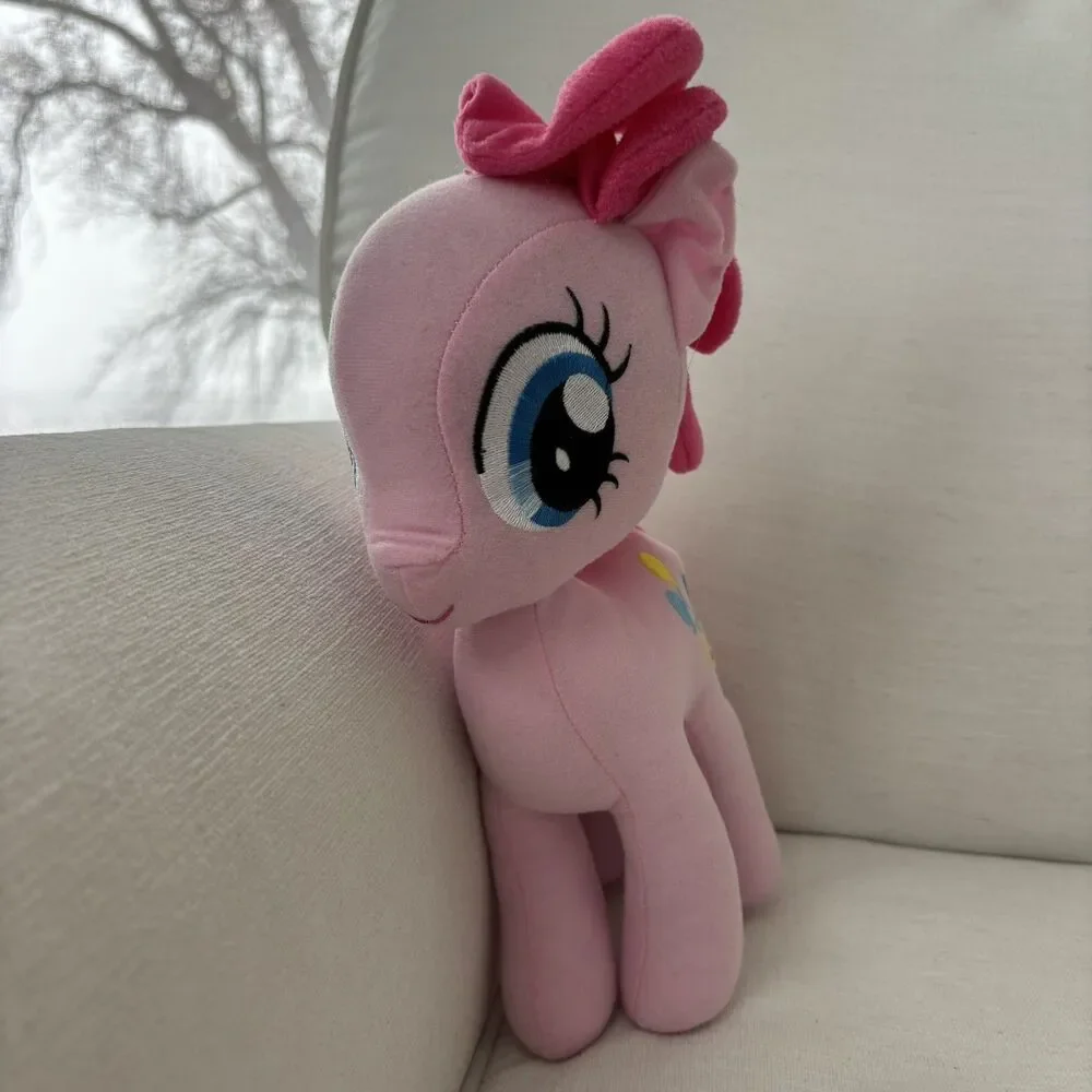 My Little Pony Twilight Sparkle & Pinkie Pie Plush Hasbro Ty Glitter Purple Pink